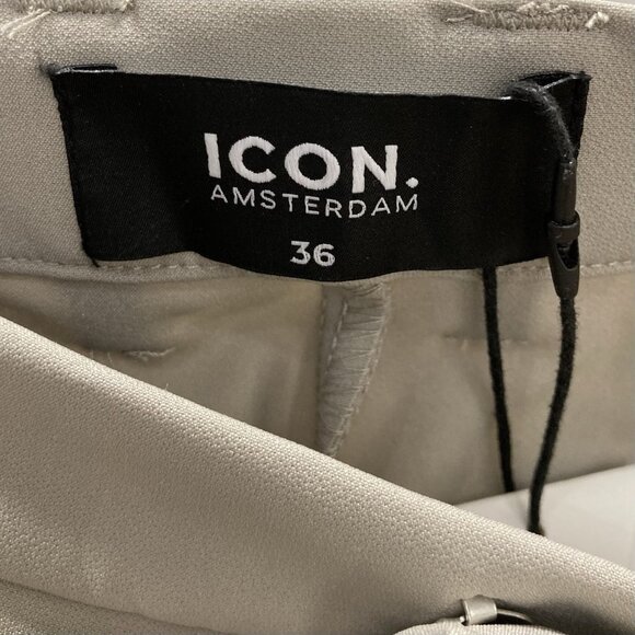 Icon Amsterdam Pants Mens 36 Gray Tech Trousers Deep Stone Golf Business Casual - Picture 7 of 8